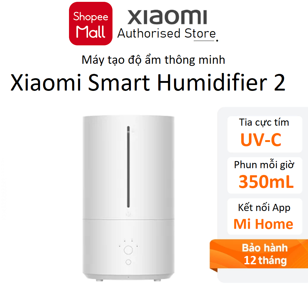 Máy tạo độ ẩm thông minh Xiaomi Smart Humidifier 2 (BHR6026EU) Bản quốc tế - Hàng chính hãng