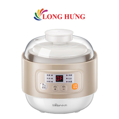 Nồi nấu chậm Bear 0.8 lít DDZ-A08G2/DDZ-A08D1 - Hàng chính hãng