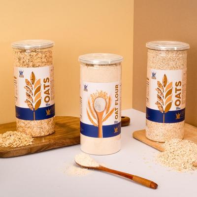[Combo Năng Lượng – Dưỡng Chất] Bột yến mạch 500g + Yến mạch cán dẹt 500g + Yến mạch cán vỡ 500g
