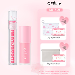 Combo Son Và Má Hồng OFÉLIA SUGARPLUM - MistyNow Blurring Tint + Lolli Liquid Blush (3.8g x 4.6g)