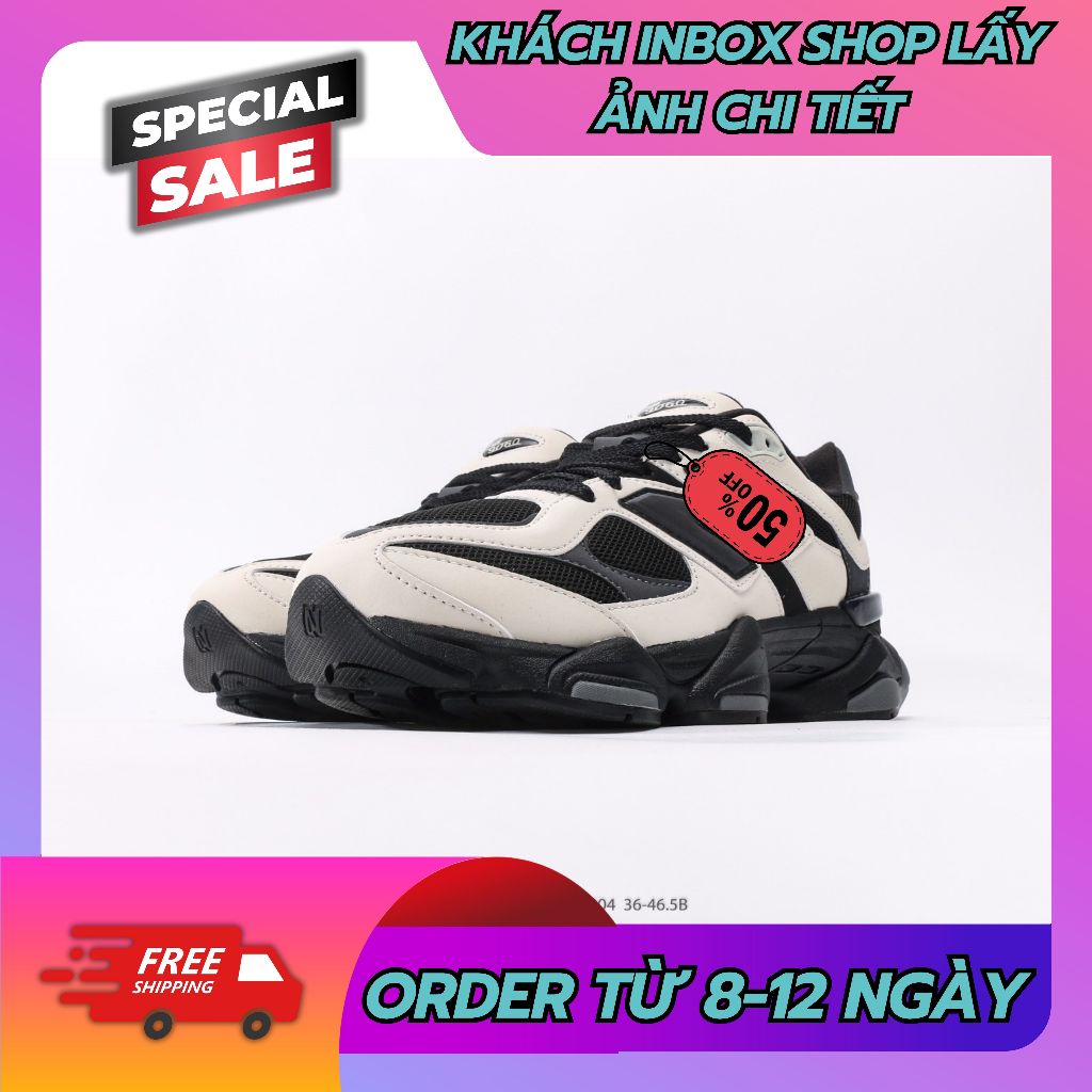 ✮Order✮Best Quality✮Sneaker✦9060 'Off White Black' U9060ZBS✦✮𝐍𝐞𝐰𝐁𝐚𝐥𝐚𝐧𝐜𝐞✮𝐍𝐁✮