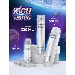 Gôm xịt tóc BUTTERFLY SHADOW 150ml 320ml 600m Chính hãng,keo xịt tóc hàng loại 1,gôm xịt tóc giữ nếp