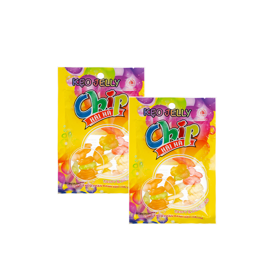 Kẹo Jelly Chip túi 16g, 40g, 100g Hải Hà