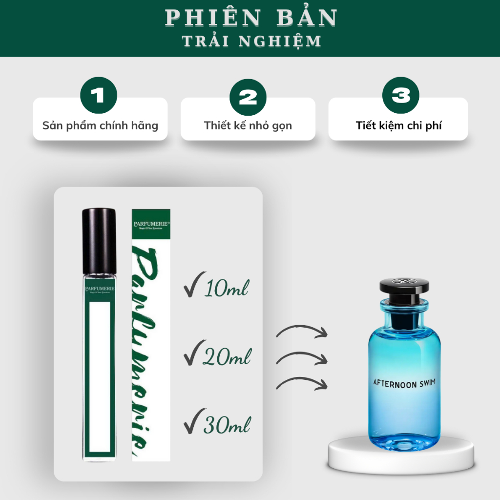 Nước hoa Afternoon Swim EDP phiên bản trải nghiệm chính hãng Parfumerievn
