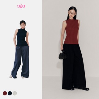  Áo thun len cổ lọ co giãn thoải mái ôm body tôn dáng Janece nhiều màu phù hợp đi chơi OLV 