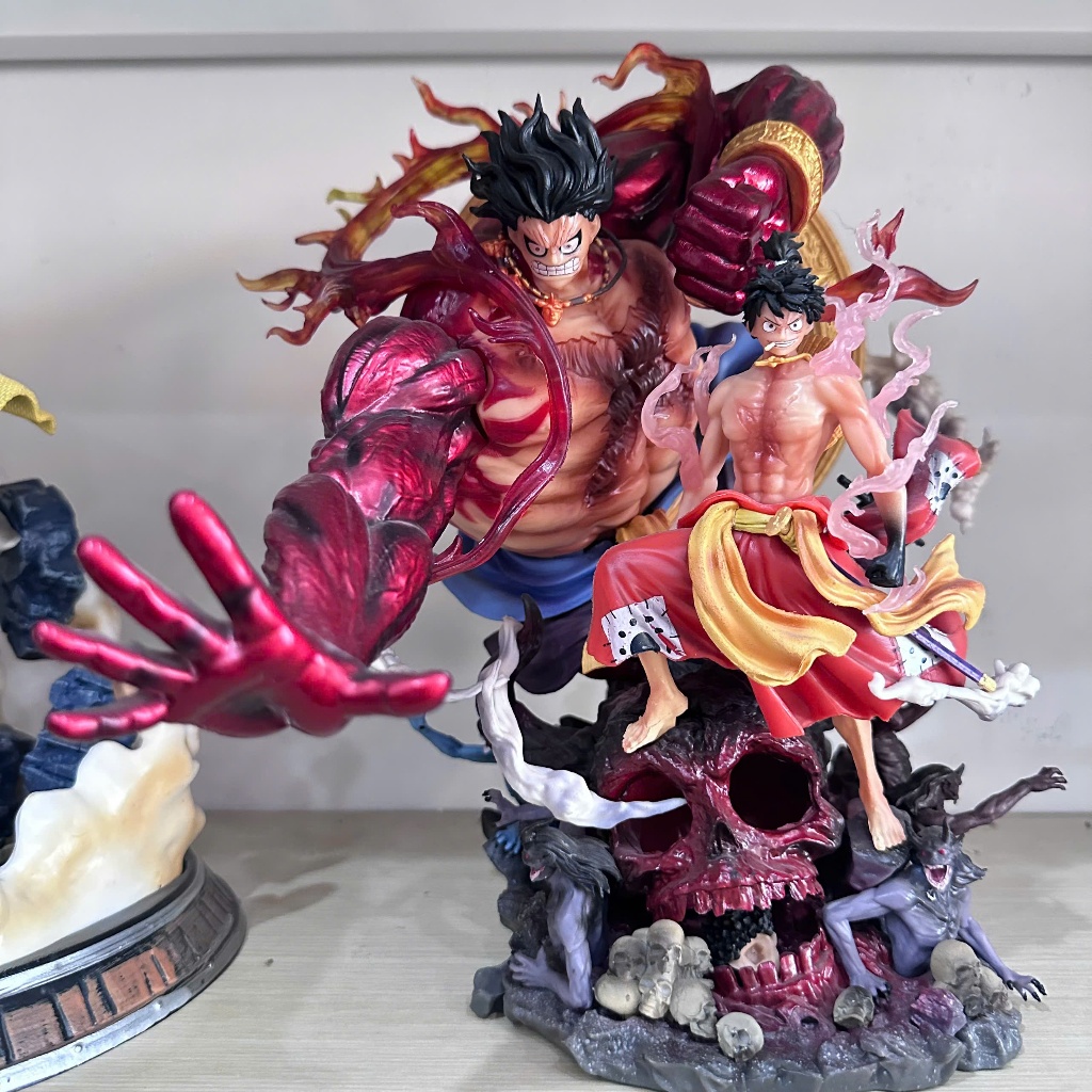 Mô Hình OnePiece Luffy Gear 4 Minh Vương Wano - Mô hình Luffy Gear 4 Minh Vương Cao 30Cm