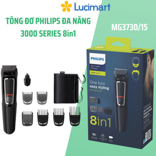  Tông đơ Philips All-in-One Trimmer Series 3000 7000 đa năng giúp cắt tỉa râu tóc lông mũi 