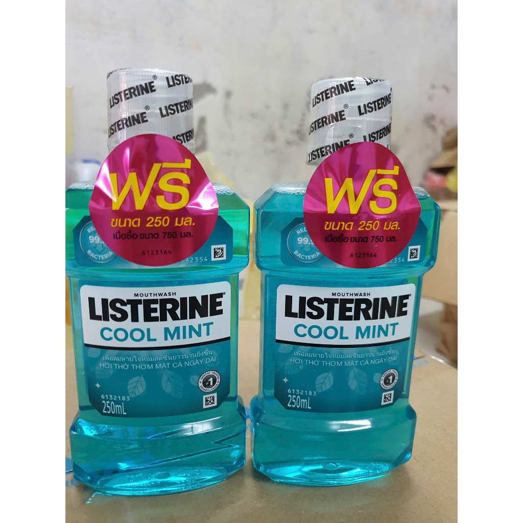 COMBO 10 CHAI 250ML Nước Súc Miệng Listerine Thái Lan 250ml