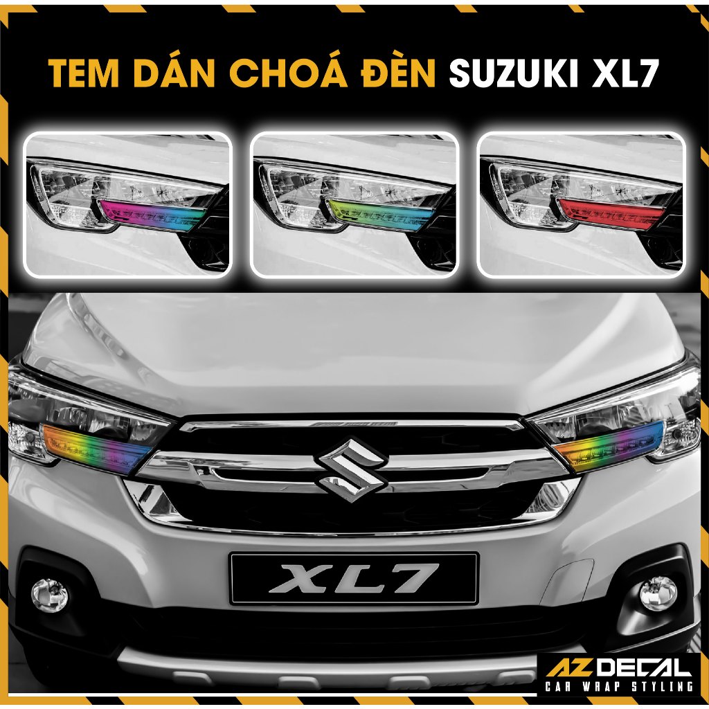 Tem Dán Đèn Suzuki XL7 | Decal Titan Đổi Màu Chống Thấm Nước - AZDECAL