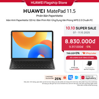   LIVESTREAM  Máy tính bảng HUAWEI MatePad 11.5" | HUAWEI Notes | Bàn Phím Rời 