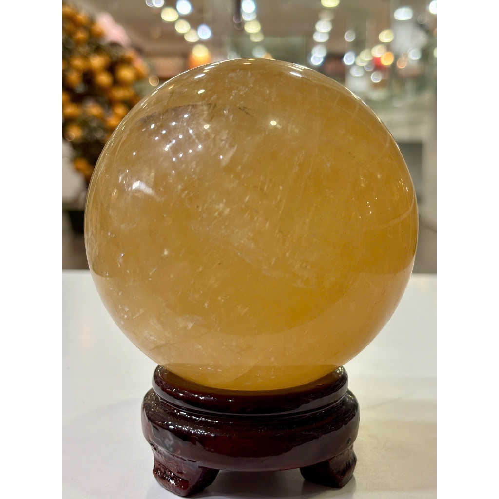 Bi cầu can xit  vàng đậm màu  nặng 2kg