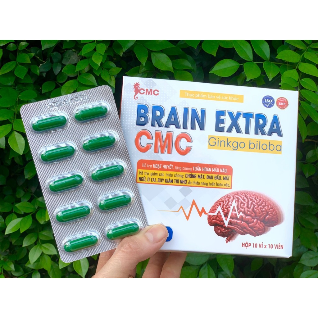 Thực phẩm bảo vệ sức khỏe Brain Extra Hỗ trợ tuần hoàn máu não