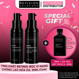 Serum Retinol Revision Skincare Trẻ Hóa Da Retinol Complete 0.5 / Retinol Complete 1.0 30ml