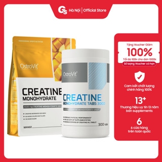 Bột tăng sức mạnh Ostrovit Creatine (Made in Poland) giúp pump cơ, tăng hiệu suất tập - Gymstore
