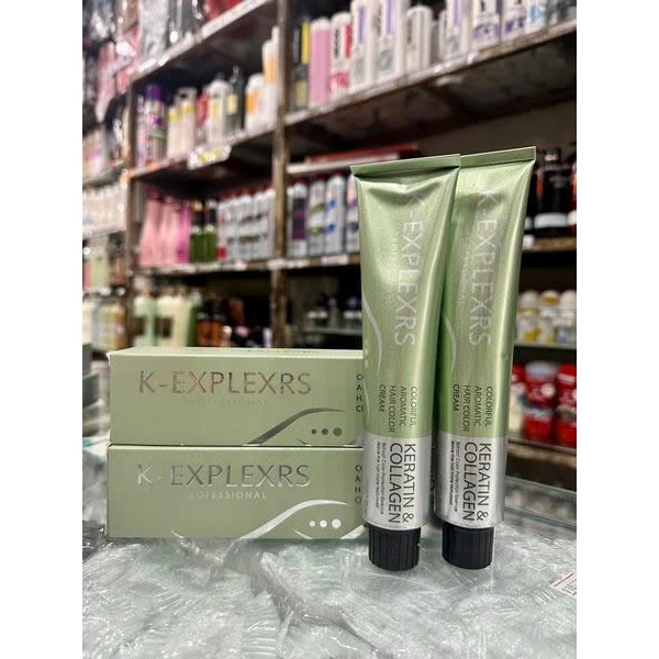 Thuốc nhuộm tóc K Explexrs 100ml -  Thuốc Nhuộm Tóc K Explexrs Keratin&Collagen shoptocdep