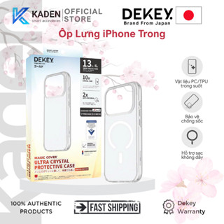   iPhone14-17  Chính Hãng  Ốp Lưng  iPhone 17 Series Dekey Magic Cover Ultra Crystal Case 