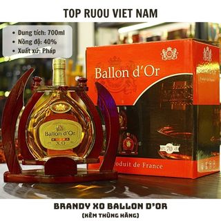 Brandy XO Pháp Napoleon Ballon 700ml [Chính Hãng] [Top Rượu VN]