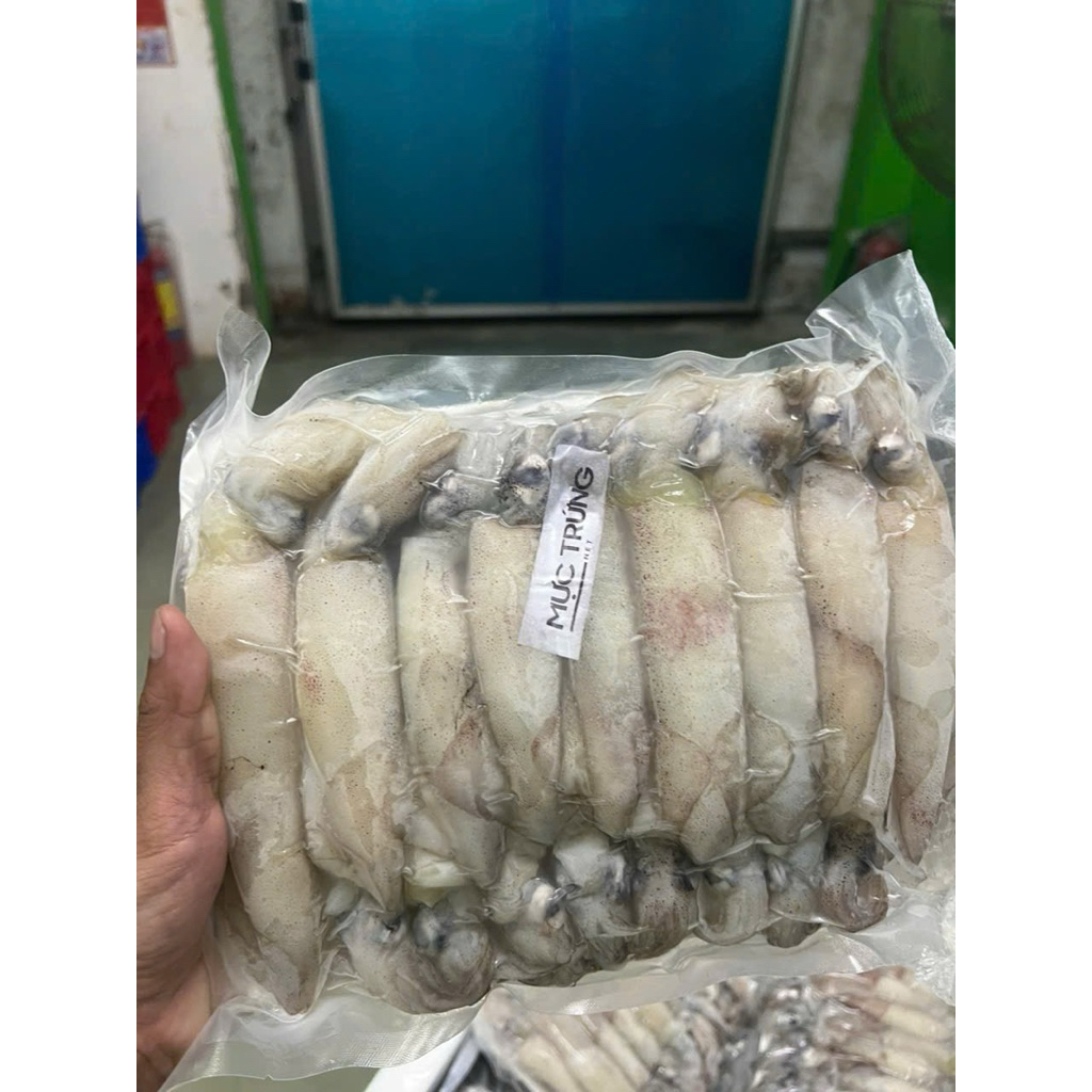 Mực trứng đông lạnh - Khay 1kg net 7 GIAO HCM