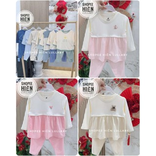 [Lullaby/Chính Hãng] Bộ dài tay Lullaby cao cấp mẫu mới cho bé trai, bé gái