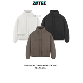 Áo phao trần bông nam nữ ZUTEE Không dồn bông khi giặt máy