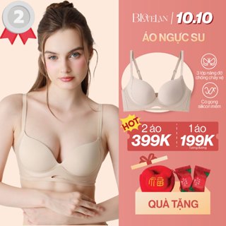 Áo ngực su Hani Blovelan Áo ngực mặc áo dài có đệm mút dày 2cm nâng ngực và gom ngực tạo khe
