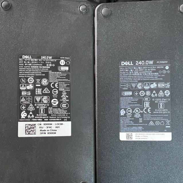 Sạc Laptop Dell M6500. M6600 M6700. M6800 bóc máy dELL