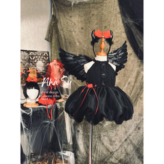  Đầm halloween cho bé gái NS 237 váy hoá trang váy thiết kế nhà su cho bé đi chơi lễ hội 