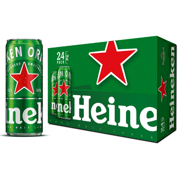 Bia Heineken – Lon 330ml - Hàng chính hãng, Date Mới, Giá Tốt, Có VAT