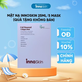 ( QUÀ TẶNG ) 1 Hộp Mặt Nạ Cell Renewal Collagen Mask Innoskin (  5 Miếng/ Hộp) Dưỡng Sáng,Cấp Ấm,Phục Hồi Da