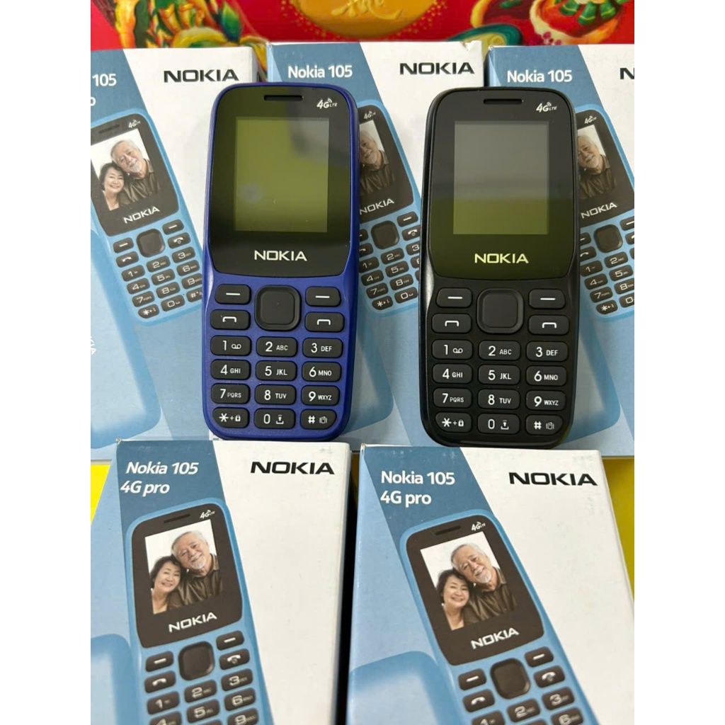 Nokia 105 4G [Hàng Chính Hãng] Điện Thoại Nokia105 Đủ Phụ Kiện Pin Dùng Cả Tuần Bảo hành 12 tháng