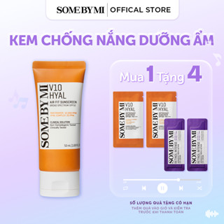 Some By Mi Kem chống nắng mỏng nhẹ V10 Hyal Air Fit Sunscreen Broad Spectrum SPF50+ PA++++ 50ml