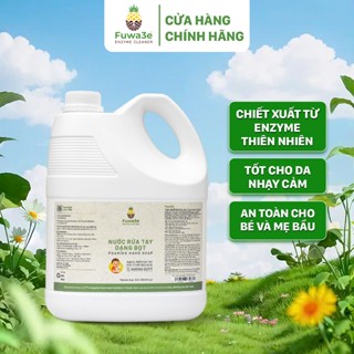  Nước Rửa Tay Sát Khuẩn Fuwa3e Mùi Tinh Dầu Quýt Từ Chế Phẩm Enzyme Sinh Học 3.8L 