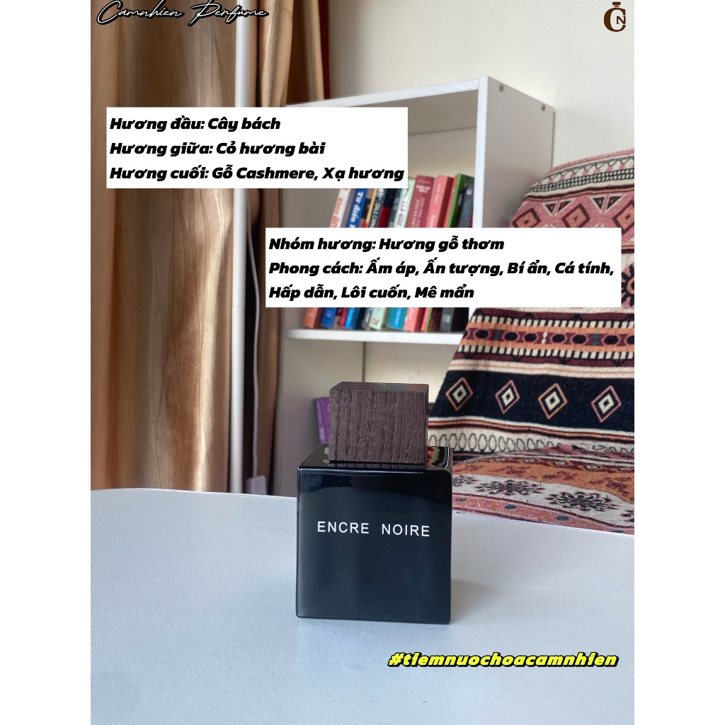 ENCRE NOIRE – LALIQUE - Hương gỗ nam tính, lịch lãm