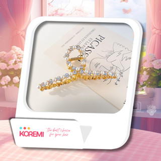  Kẹp Tóc Hàn Quốc Đính Đá Koremi Gold hottrend Kẹp Càng Cua Cute Cặp Tóc Kim Loại Xinh Xắn Cho Nữ 