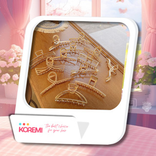  Kẹp Tóc Hàn Quốc Cỡ Lớn Koremi Gold hottrend Kẹp Càng Cua Cute Cặp Tóc Kim Loại Xinh Xắn Cho Nữ 