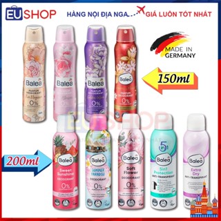 Xịt Khử mùi Balea Đức, xịt Kháng khuẩn & Lưu hương 24-48h cho Nữ