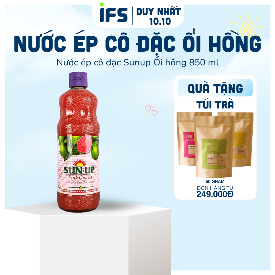 Syrup Ổi Hồng Sunup (850ML)
