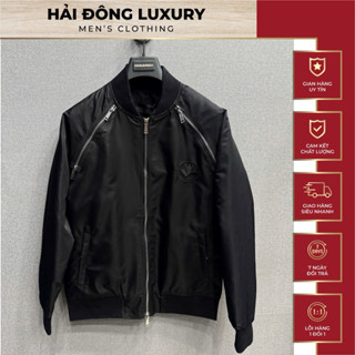  Áo Khoác Gió DSQ D2 Bản Khoá Vai 2 Mặt,Lót Gió Đỏ Siêu Đẹp,Tag Logo Thêu Nét Keng 