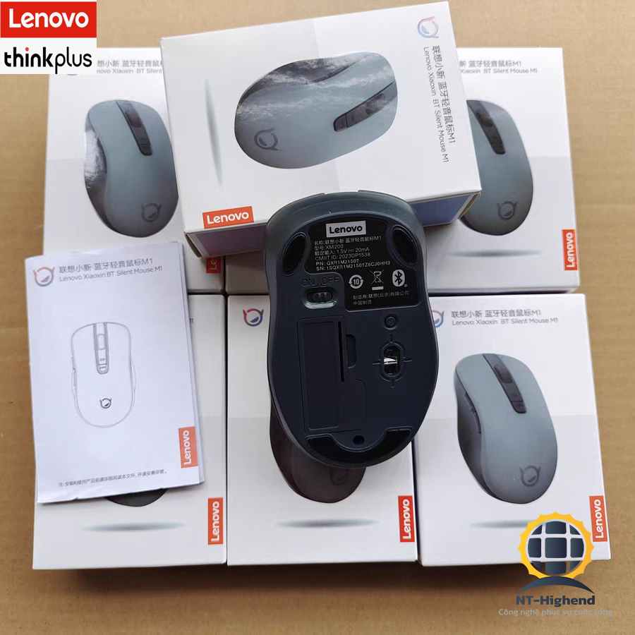 Chuột LENOVO XIAOXIN M1 Nút silent Công thái học Wireless Bluetooth Pin AA Pin sạc hàng chính hãng | BigBuy360 - bigbuy360.vn