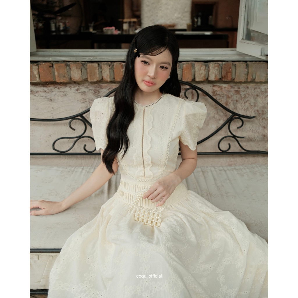 Đầm thiết kế tiểu thư dự tiệc COQUI, Đầm dự tiệc dáng dài MIRA DRESS | BigBuy360 - bigbuy360.vn