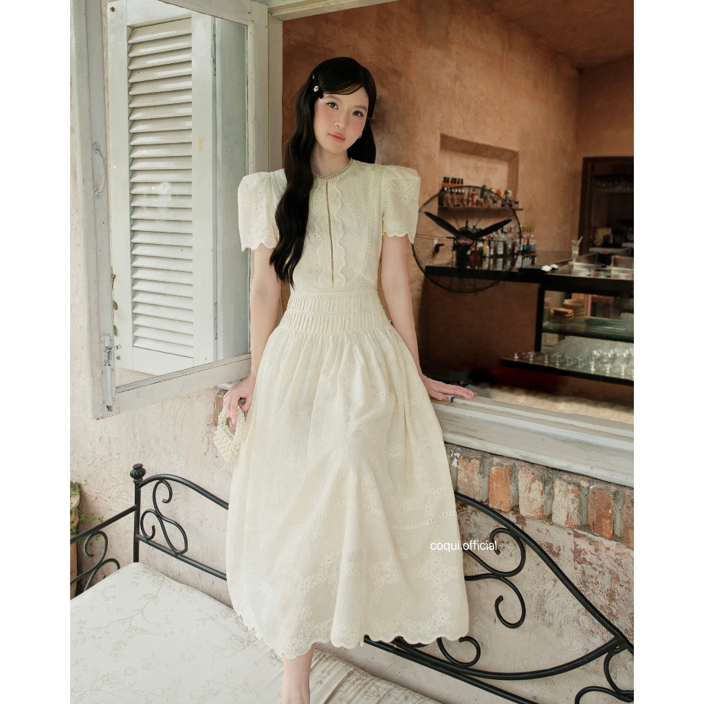 Đầm thiết kế tiểu thư dự tiệc COQUI, Đầm dự tiệc dáng dài MIRA DRESS | BigBuy360 - bigbuy360.vn