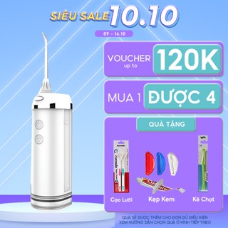 Tăm nước h2ofloss hf10 Mini- phiên bản mini của h2ofloss hf6. Phiên bản nâng cấp 2025 với dây sạc Type C