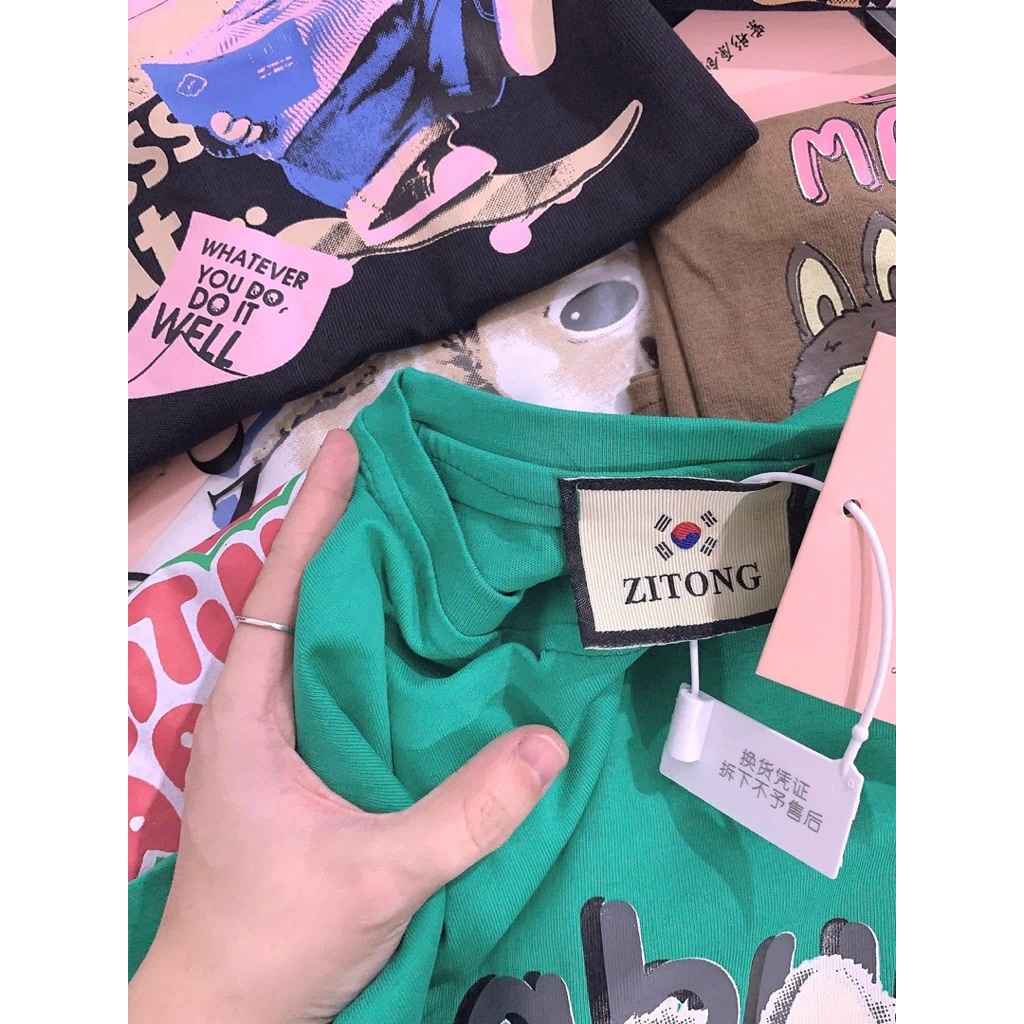 (Xả hàng) phông zitong form vừa nhiều màu, nhiều mẫu, chất zip mềm mát