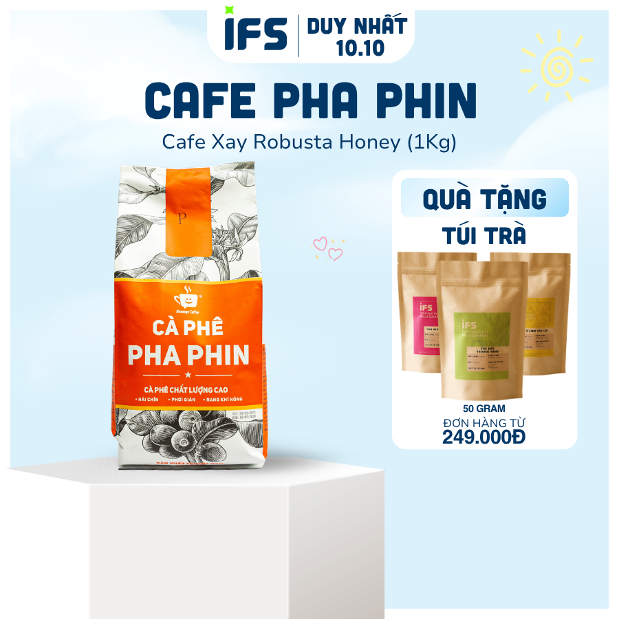 IFS - Cafe Pha Phin (P) Robusta Honey (1Kg) - Cafe Xay