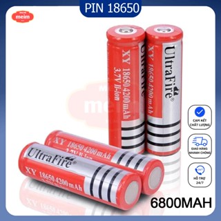 Mới Pin UltraFire 3.7V 18650 Pin 6800mAh 3V7 4800mAh tốt dùng cho đèn pin sạc dự phòng