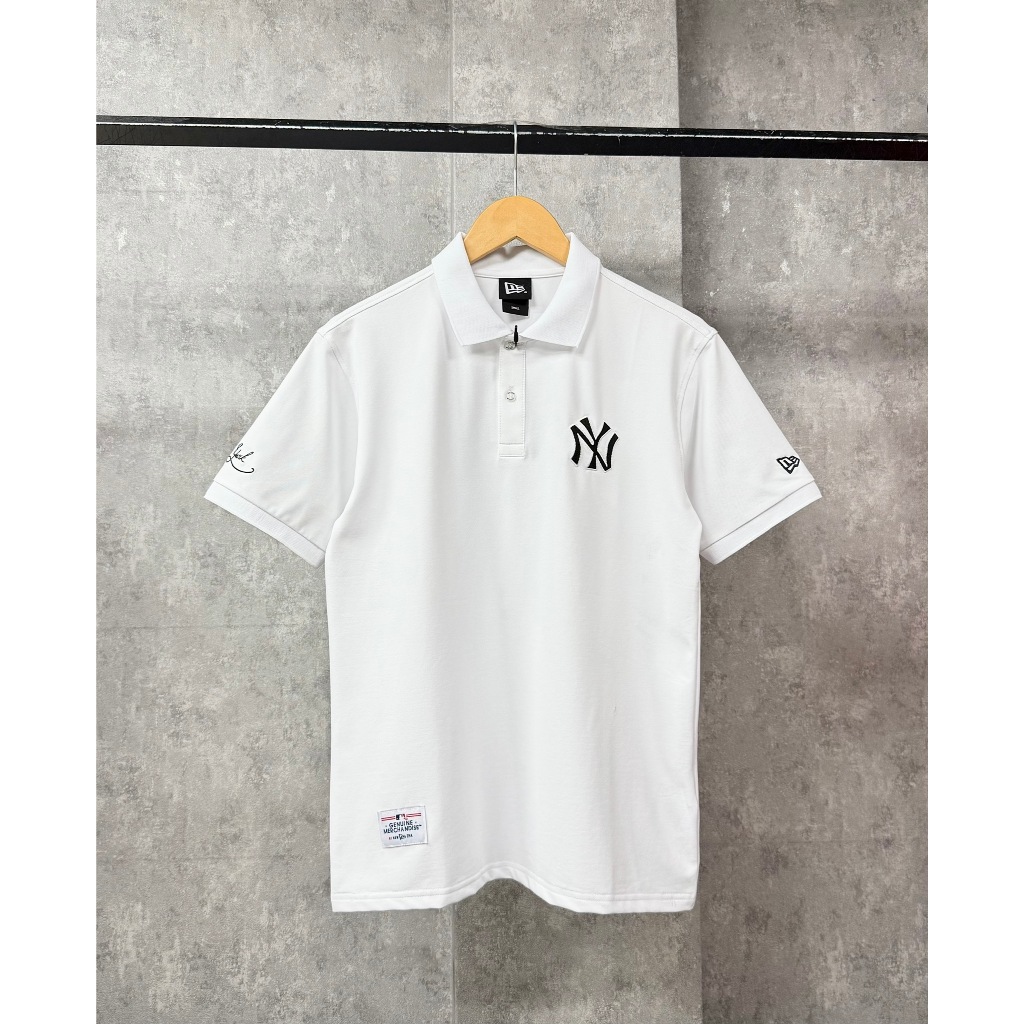 (CHÍNH HÃNG) ÁO POLO NEW ERA NY T5- TRẮNG - 17778458