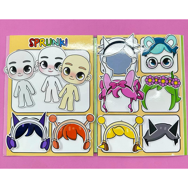 Spunki Baby Cầu vòng nhịp điệu thiên thần Band Angel Quiet Book Rainbow Rhythm Angel