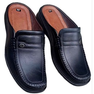 giày da  bò đế cao su có khâu đế .