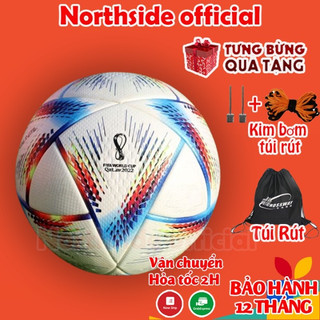  Quả bóng đá wc2022 Size 5 bóng đá đúc WC mẫu mới nhất - Tặng kim bơm túi lưới Bảo Hành Da 12 Tháng 