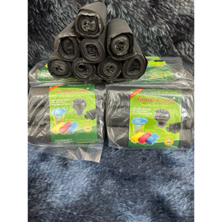 Combo 5 Sét 15 Cuộn túi đựng rác đen tự phân hủy Size 55x65